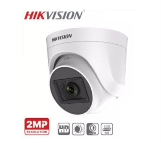 Câmera Dome Hikvision 2MP 1080p Turbo HD 20m