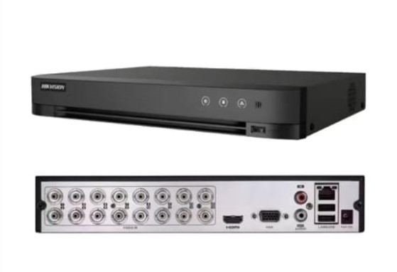 Dvr Gravador Hikvision 16 Canais 4mp Turbo Hd Acusense